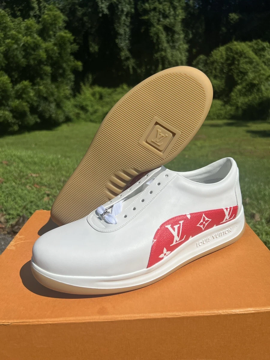 Supreme x Louis Vuitton Sport Sneaker Monogram Red for sale | eBay