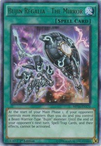 Bujin Regalia - The Mirror - MP14-EN170 - Rare - 1st Edition x3 - Near Mint
