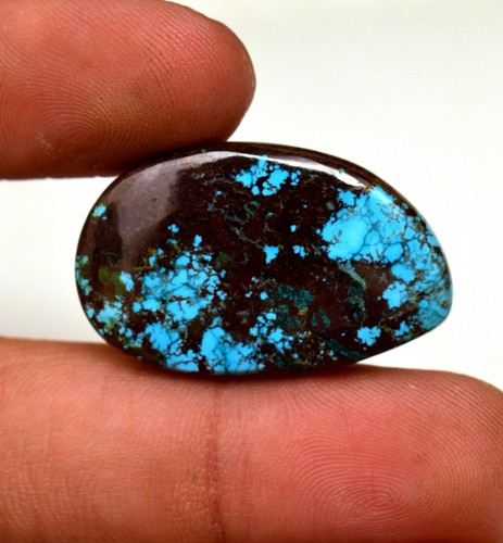 Natürlicher blauer Bisbee türkisfarbener Cabochon 24,45 Ct loser Edelstein - Bild 4 von 5