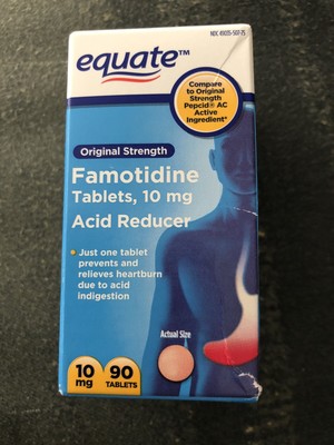 what does equate famotidine look like