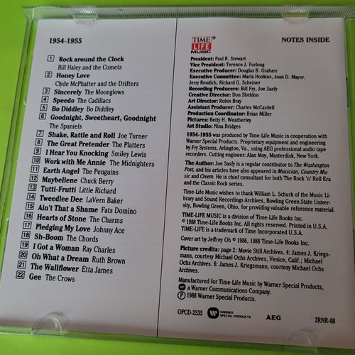 The Rock 'n' Roll Era: 1954-1955 (CD, 1988) Time Life Audio Music Compact Disc - Picture 3 of 5