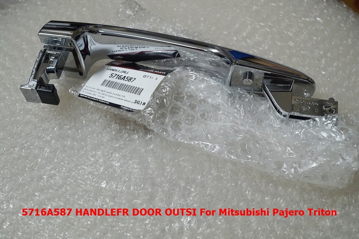 はち 5716A587 Mitsubishi Pajero Triton 2017-22 Chrom Doors Handle | eBay