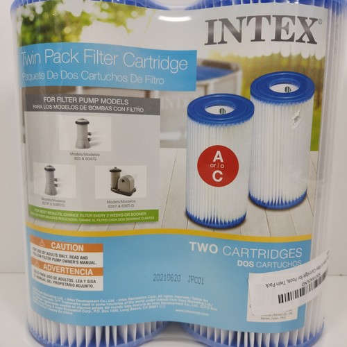 Twin Pack (2) Type A/C Intex Pool Filter Cartridges - Picture 2 of 3