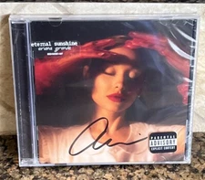 Autographed ARIANA GRANDE Eternal Sunshine SIGNED CD Short Signature Sealed