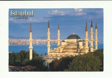 BLUE MOSQUE, ISTANBUL, TURKEY,  USED POSTCARD