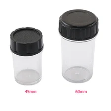185/195mm Microscope Objective Lens Plastic Box Protective Case RMS Thread 5PCS