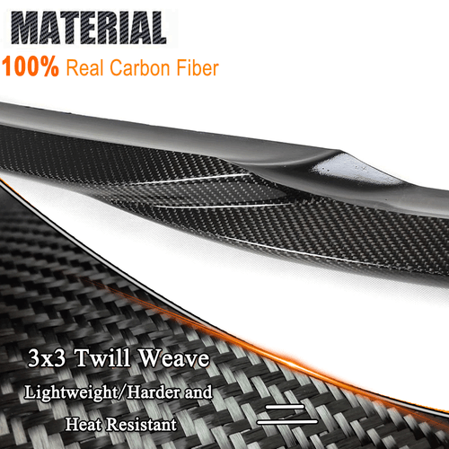 For Benz W204 C200 C300 C350 Sport 2009-11 REAL Carbon Front Bumper Lip Spoiler - Picture 9 of 12