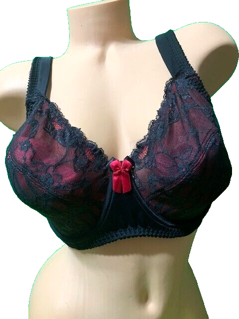 Venus Bonprix Bra - size 38 DDD underwire -black & red | eBay Venus Bonprix Bra - size 38 DDD underwire -black & red | eBay