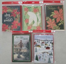 LOT of 50 Hallmark Christmas Holiday Greeting Cards ALL Hallmark New