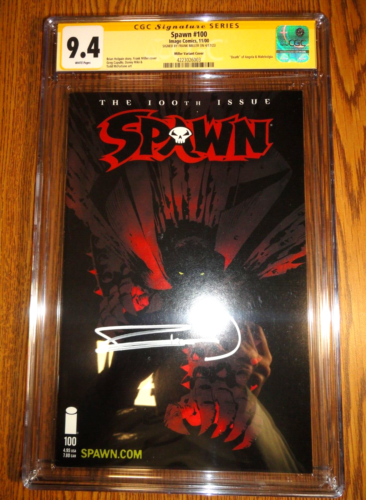 Spawn #100 Frank Miller Signature CGC 9.4 NM Variant SS McFarlane 1st Pr Image - Picture 1 of 4