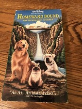 Disney Homeward Bound: The Incredible Journey VHS, 1993