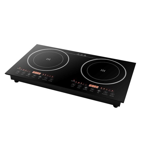 Cocina de inducción de 2 quemadores placa eléctrica estufa de cerámica 110 V EE. UU. - Imagen 11 de 28