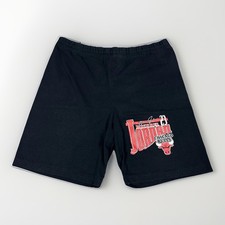 Vintage Chicago Bulls Shorts Mens Xl Black NBA Basketball Nutmeg Micheal Jordan