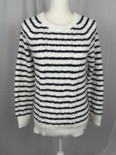 Gap Striped Cable-Knit Crewneck Sweater Size Small