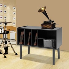 Plattenspieler-Ständer Vinyl-Aufbewahrungsschrank für Musikzimmer Wohnzimmer