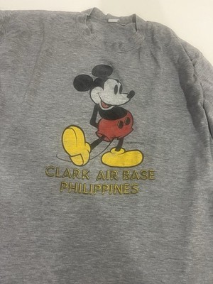 Vintage Clarke Air Base Philippines Mickey Mouse 2XL Tee Shirt