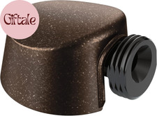 Oil Rubbed Bronze round Drop Ell Handheld Shower Wall Connector, A725ORB