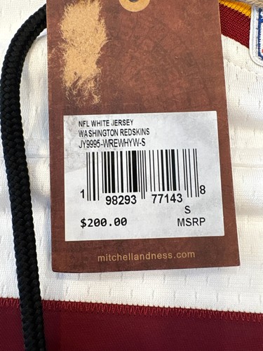 NEW NFL Washington Redskins Sean Taylor 2007 Mitchell Ness Hoodie Jersey S - Picture 5 of 6