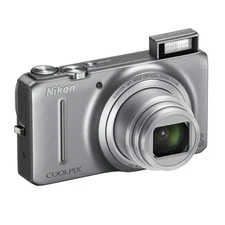 Nikon COOLPIX S9200 Vintage Digital Camera Silver 16MP 18x Optical Zoom, 720p HD
