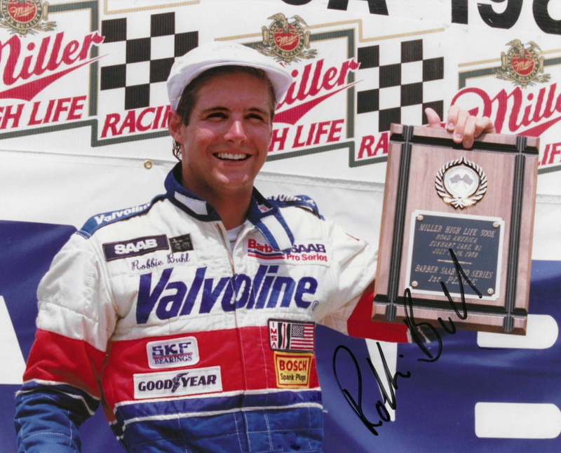 Autographed Robbie Buhl  IMSA Racing   Photograph