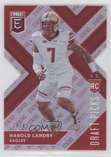 2018 Panini Elite Draft Picks Status Red Die-Cut 38/49 Harold Landry #153 7l6