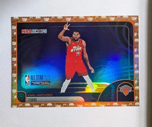 2025-26 Topps NBA Hoops Karl-Anthony Towns All-Star #292 Knicks Orange