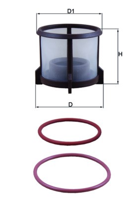 Fuel filter for LION ́S STAR, M 2000 L, M 2000 M, NG, NL, NM, NÜ, SL II