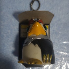 Vintage 1990s SEGA Neon Genesis Evangelion PenPen Soft Keychain GAINAX