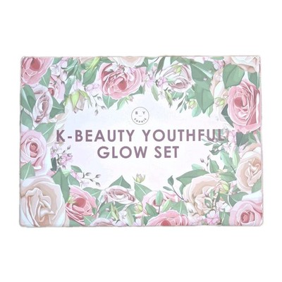 By Sophie K-Beauty Youthful Glow Skincare Set Hydrating Serum Cream 4-Piece NEW