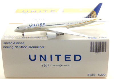JC Wings 1:200 Boeing 787-8 Dreamliner United