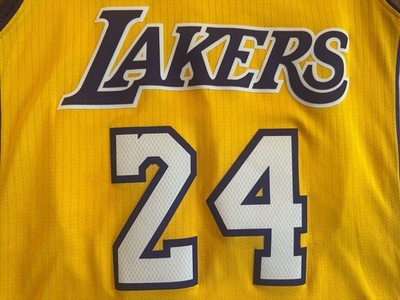 2014 Adidas KOBE BRYANT #24 Los Angeles LA Lakers Jersey Size