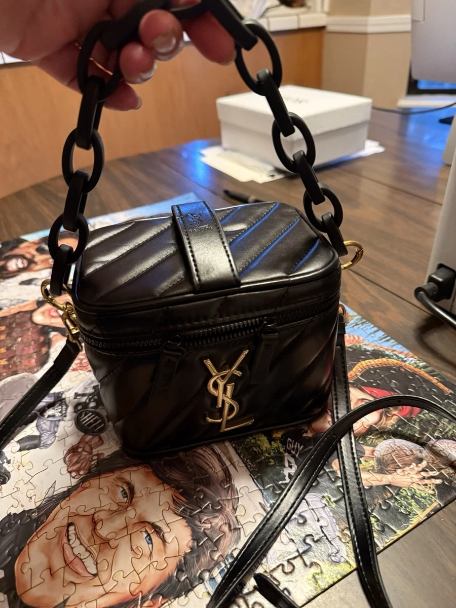 Saint Laurent Faux Leather Black Makeup Bags & Cases for sale | eBay