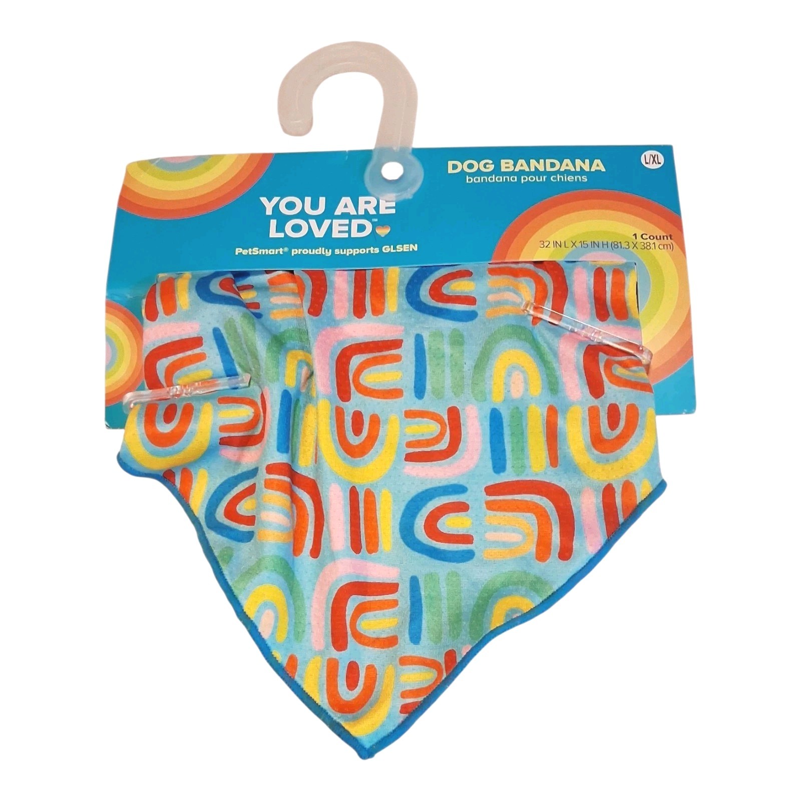 Collare Bandana Pet Love, Accessori per Cani, Regali per Animali Domestici, Moda per Cani, per Animali L/XL