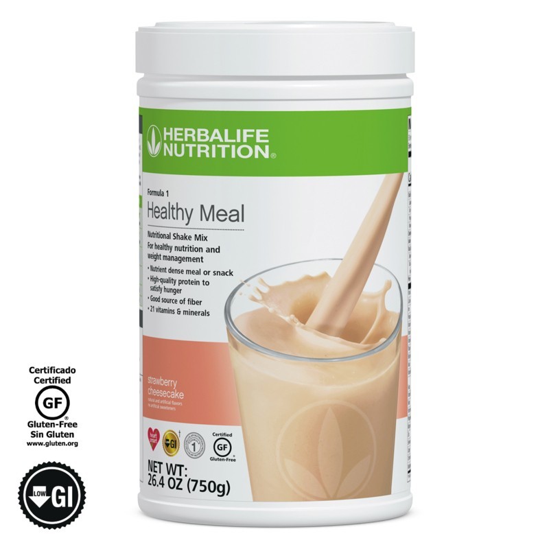 Herbalife Formula 1 Nutritional Shake Mix-Healty Meal-Strawberry