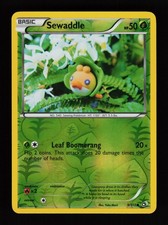 Sewaddle 9/113 Reverse Holo Yuka Morii Common Legendary Treasures Pokemon Cards on eBay