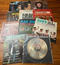 LOT of 11 Vintage FOUR SEASONS / FRANKIE VALLI LP'S Rag Doll  Dawn Gazette