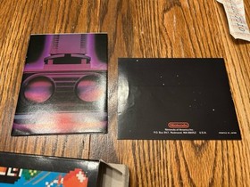 Nintendo Gumshoe Sticker Seal Black Box NES Video Game 5 screw Cartridge RARE