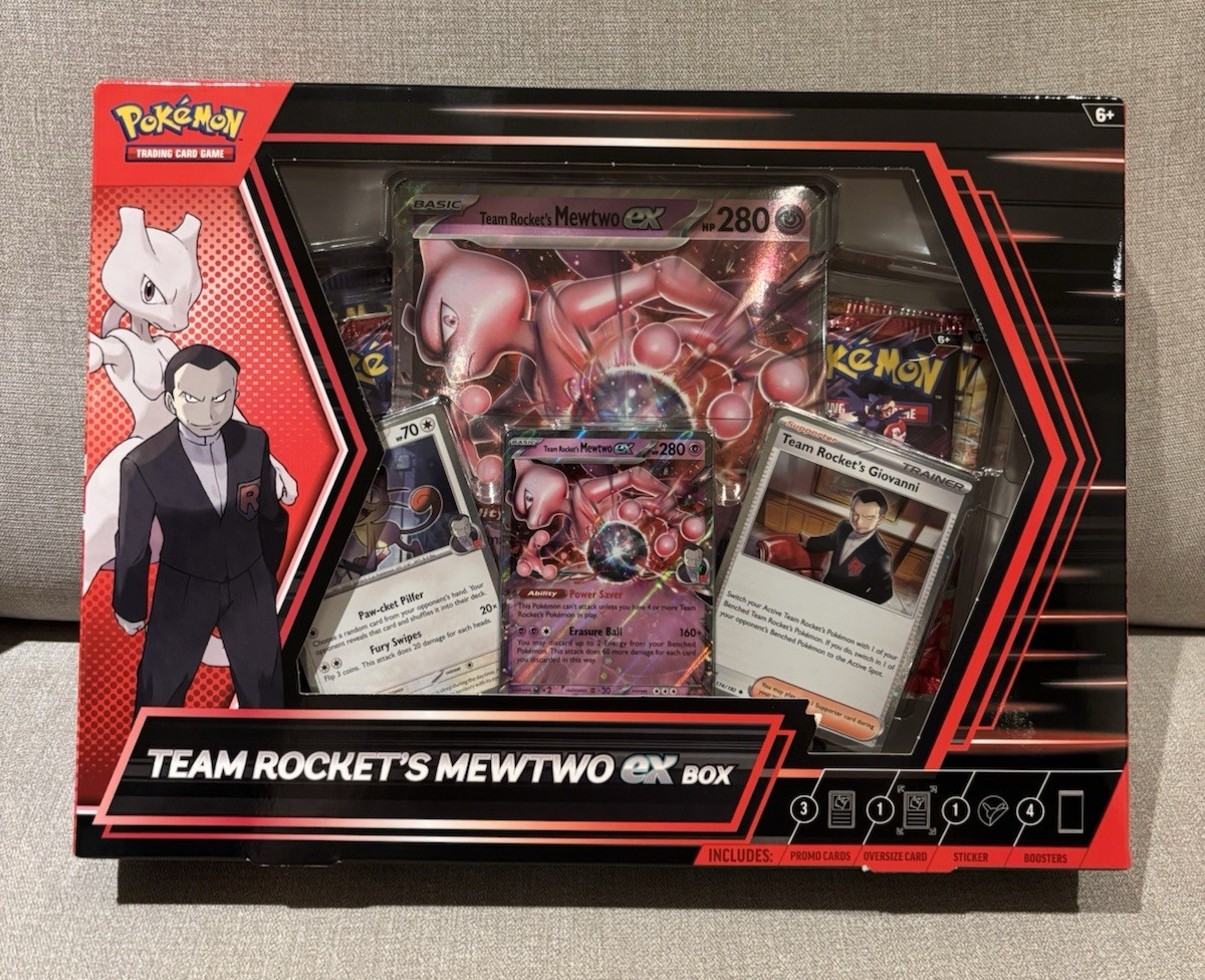 Pokemon TCG : Team Rocket's Mewtwo Ex Box Destined Rivals - New