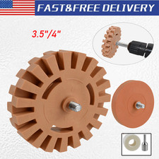 Car Decal Remover Eraser Wheels For Remove Glue Adhesive Sticker Pinstripe US