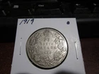 1919 - Silver - Canadian half dollar - Canada 50 cents