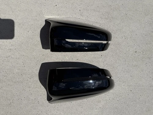 BMW OEM F90 M5 2018+ F91 F92 F93 M8 2020+ Gloss Black Mirror Cover Set Like New