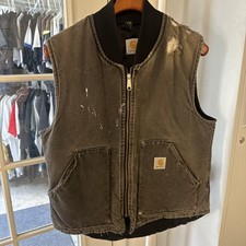 Vintage Carhartt Lined Vest 22x26