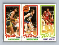 1980-81 Topps #118 / 153 / 182 James Edwards / Mike Newlin / Lionel Hollins TL