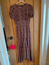 Primark Pretty Floral Dress Maxi Size 8 Multicoloured