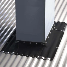 TRIP Flexible Pipe Flashing:(Ds3-235B) 9" X 10 Foot Roll Flash Black EPDM Flexib