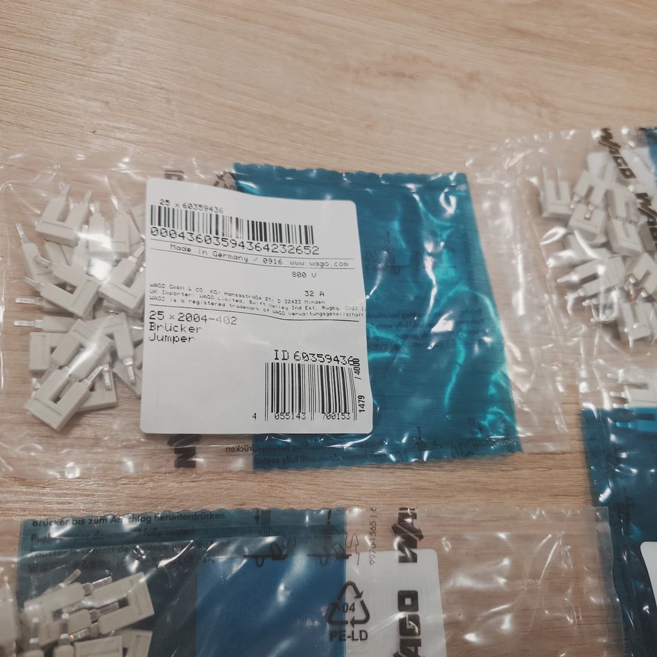 Wago 2002-402/60359436Kammbrücker 1VE=25 Stück - Bild 3 von 4