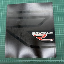 MV Augusta Brutale R 910 Motor Cycle Sales Brochure