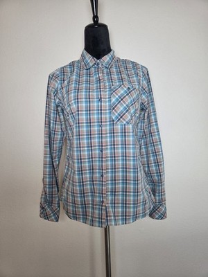 Patagonia Womens Long-Sleeved Havasu Shirt Button Up Tropicat Dolomite Blue Sz S