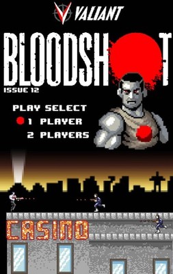 BLOODSHOT (ONGOING) #12 VARIANT HARBINGER WARS ORDERALL 8-BIT VAR VALIANT ENTERT