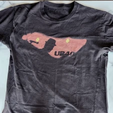 UB40 Band 7 Oceans Tour Concert Black Unisex Cotton T-Shirt Full Size GS133